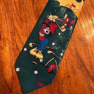 Disney Men’s Goofy Golfing Tie